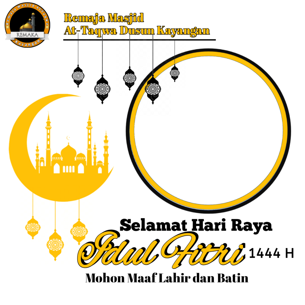 Twibbon Idul Fitri H Rajaframe