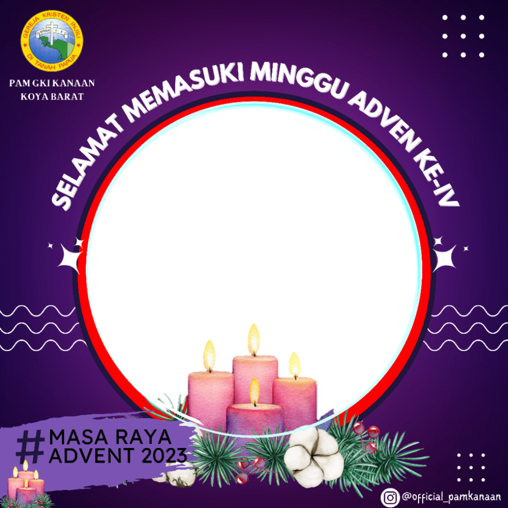 Minggu Advent Ke IV PAM Kanaan Kobar RajaFrame