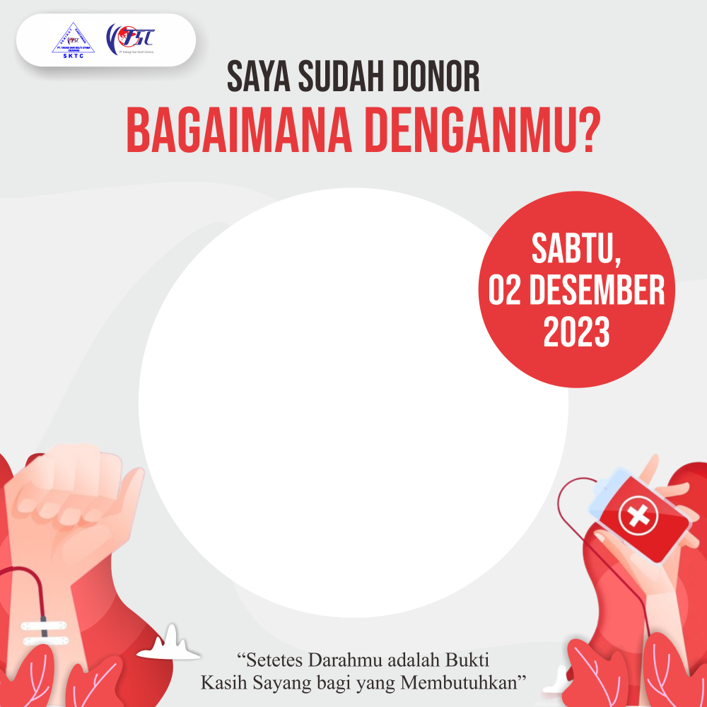 Twibbon Donor Darah Pt Takagi Sari Multi Utama Rajaframe Com