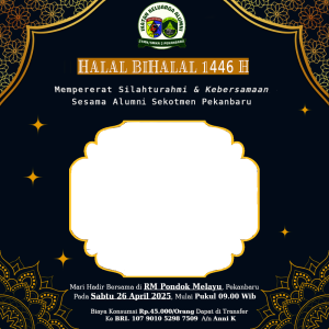 Halal Bihalal Sekotmen Pekanbaru 1446 Hijriah