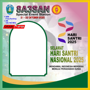 SPECIAL EVENT  STATION (SES) 8A3SAN HARI SANTRI NASIONAL 2025