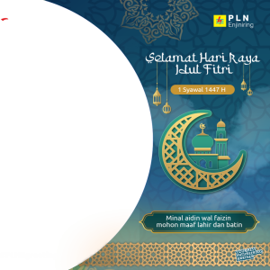 Twibbon Hari Raya Idul Fitri PLNE 2026