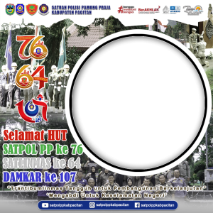 HUT SATPOLPP 76, SATLINMAS 64 DAN DAMKAR 107