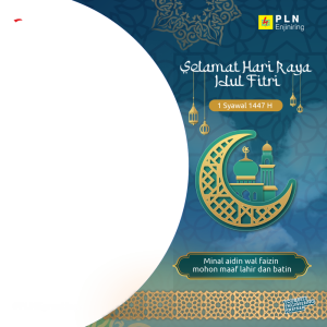 Twibbon Hari Raya Idul Fitri PLNE Maret 2026