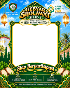 Twibbon Gebyar Sholawat Jilid 3