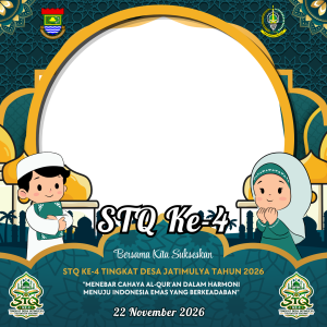 Bersama kita sukseskan STQ KE 4 desa Jatimulya
