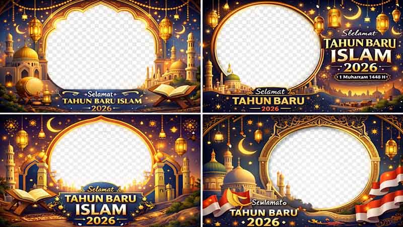 Viral Parah! Twibbon Tahun Baru Islam 2026 Ini Bikin Profil Kamu Jadi Lebih Bermakna dan Keren