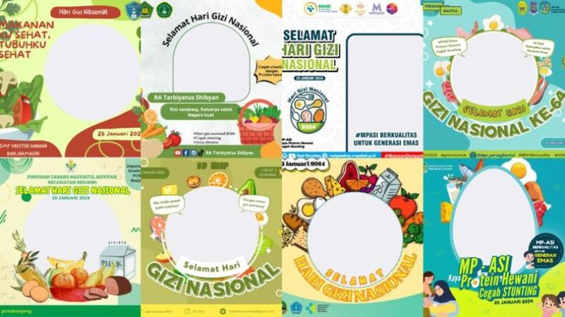Twibbon Sehat: Rayakan Hari Gizi dan Makanan Indonesia 2026 dengan Kreativitas Digital di RajaFrame