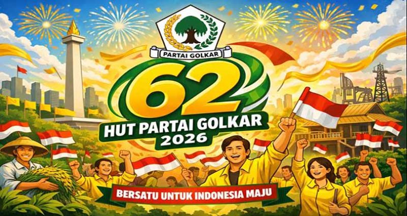 HUT Partai Golkar 2026 Jadi Sorotan Nasional! Perayaan Mewah, Makna Sejarah, dan Arah Politik ke Depan