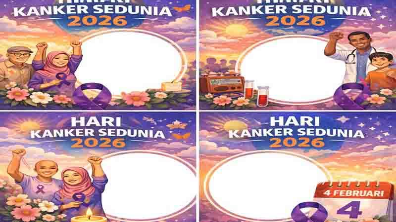 Twibbon Hari Kanker Sedunia 2026 Meledak di Media Sosial! Cara Mudah Tunjukkan Kepedulian dengan Desain Keren
