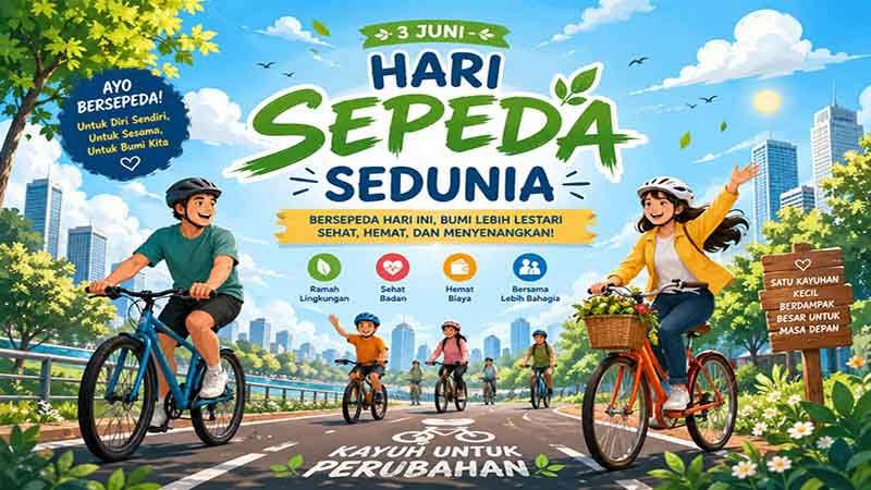 Hari Sepeda Sedunia 2026: Jangan Kaget! Kebiasaan Bersepeda Ternyata Bisa Mengubah Hidup Anda