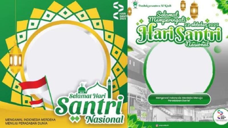Sambut Hari Santri Nasional 2026 dengan Twibbon Karya Kreatif dari Rajaframe.com