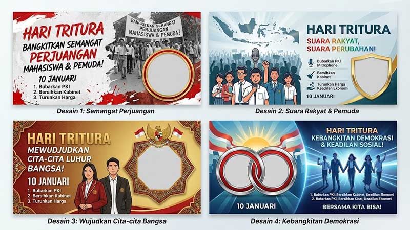Twibbon Hari Tritura 2027: Cara Kreatif Mengenang Sejarah dan Semangat Perubahan Indonesia