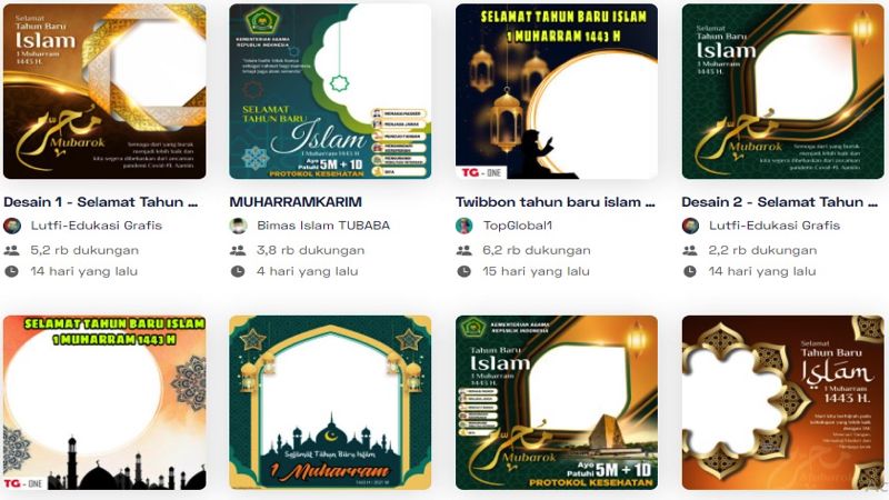 Cara Memilih Frame Tahun Baru Islam yang Tepat untuk Tampil Trendy dan Mengguncang Sosial Media!