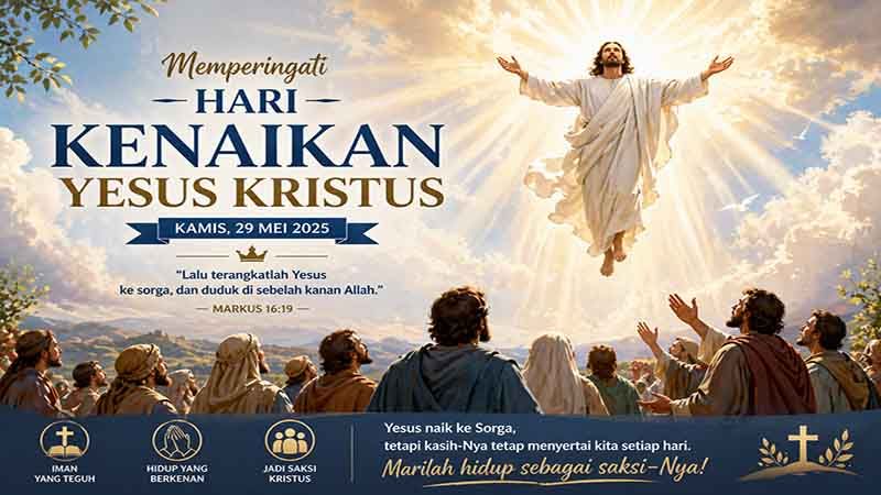 Jangan Lewatkan! Makna Spiritual Kenaikan Yesus yang Mengubah Hidup