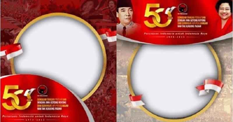 Viral di Medsos! Twibbon HUT PDIP 2026 Ramai Diburu, RajaFrame.com Jadi Andalan Kader & Simpatisan