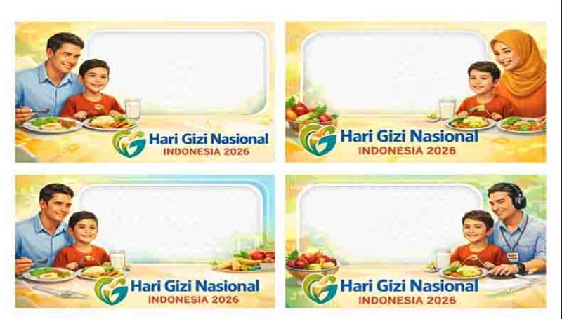 Twibbon Hari Gizi Nasional 2026 Jadi Viral! Ini Cara Ikut Kampanye Sehat dengan Desain Keren dan Gratis