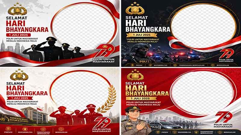 Twibbon Biasa Jadi Luar Biasa! Ini Cara Bikin Desain Bhayangkara Lebih Estetik