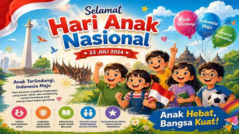 Hari Anak Nasional 2026: Jangan Sampai Terlambat! Inilah Alasan Mengapa Masa Depan Indonesia Ditentukan dari Cara Kita Memperlakukan Anak Hari Ini