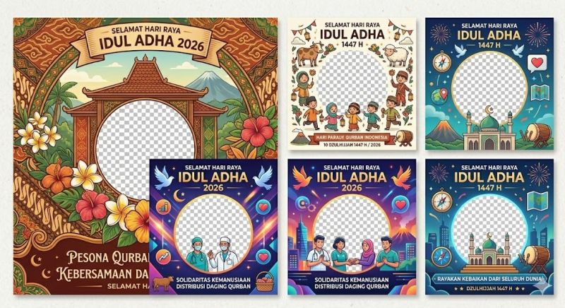 Bikin Profilmu Bercahaya! Twibbon Hari Raya Idul Adha 2026 Bisa Bikin Semua Orang Terinspirasi