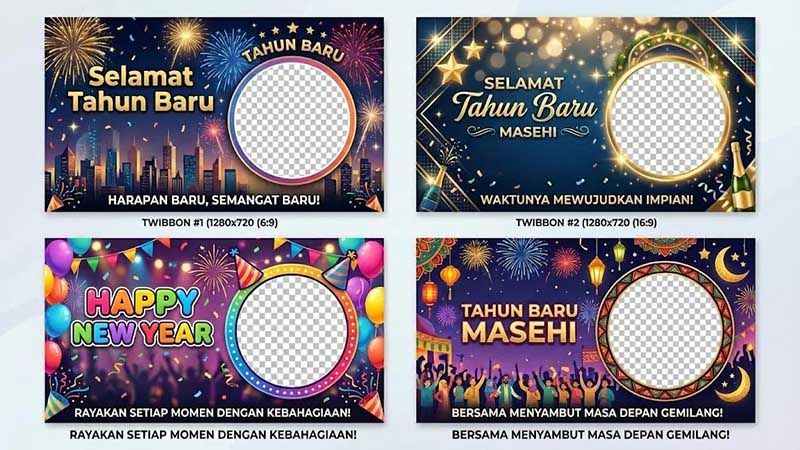 Twibbon Tahun Baru Masehi 2027, Cara Kreatif Sambut Pergantian Tahun di Media Sosial