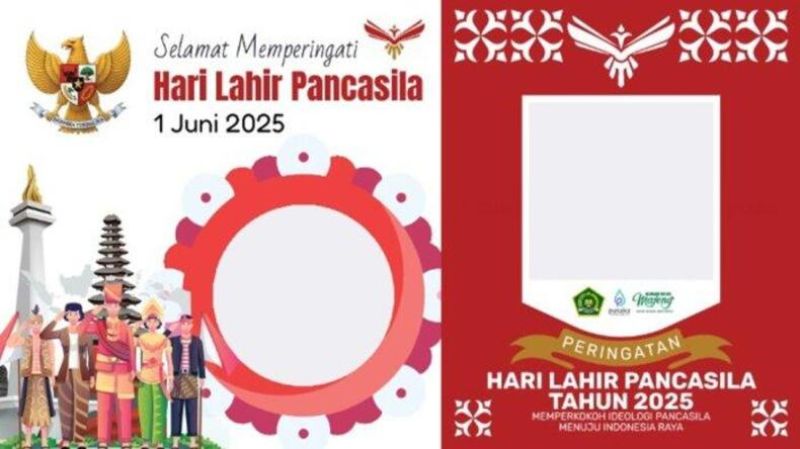 Semarakkan Hari Lahir Pancasila dengan Bingkai Semangat Merah Putih: Desain Twibbon Keren di Rajaframe.com