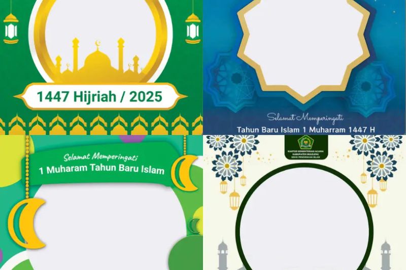 Berbagi Kemenangan Lewat Desain: Twibbon Idulfitri 1447 Hijriah dari RajaFrame.com, Rayakan dengan Kreativitas