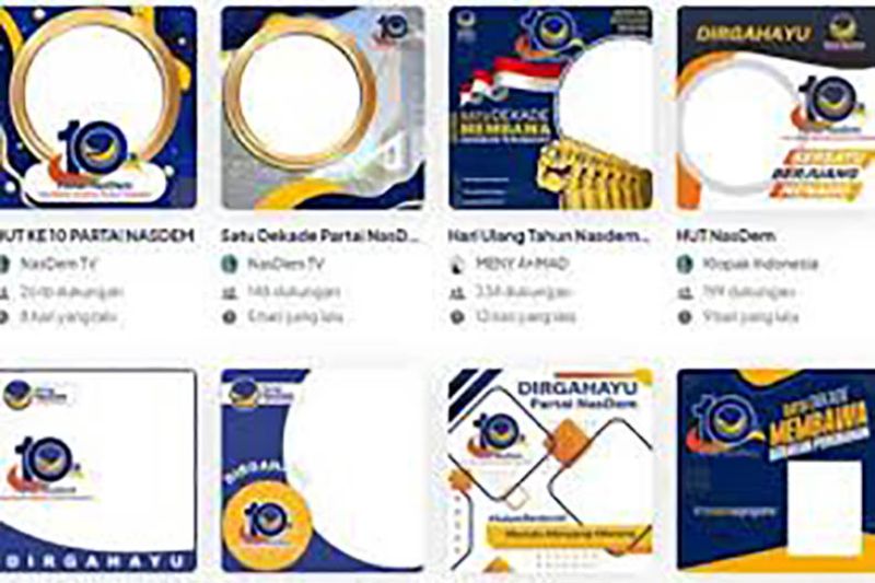 Semangat Restorasi dalam Bingkai Digital: Meriahkan HUT ke-15 Partai NasDem 2026 dengan Twibbon Karya Rajaframe.com