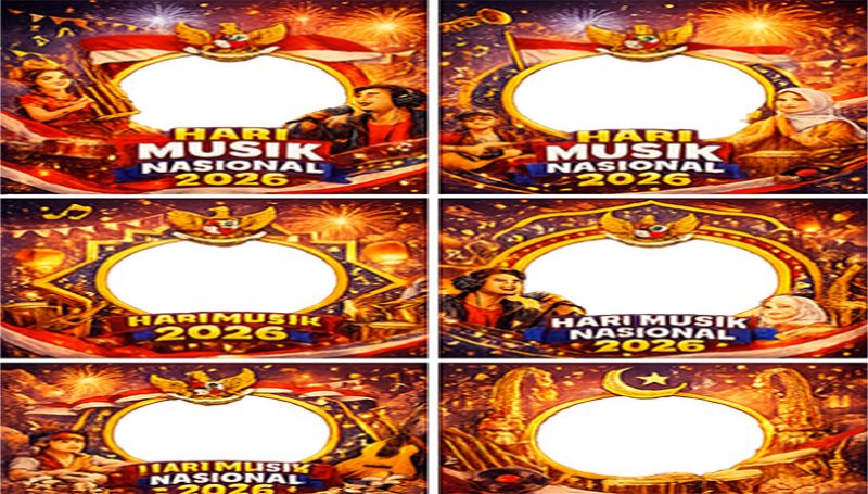 Twibbon Hari Musik Nasional 2026 Lagi Viral! Cara Bikin Desain Keren dalam 5 Menit Tanpa Ribet