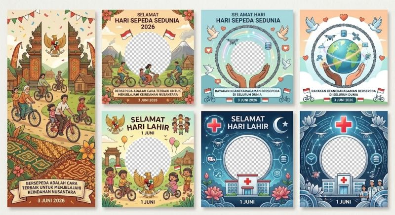 Wow! Pasang Twibbon Hari Sepeda Sedunia 2026 dan Buat Profilmu Makin Keren & Inspiratif