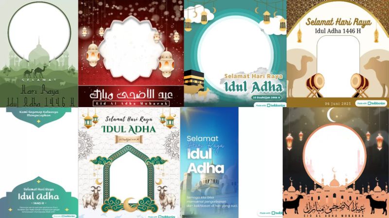 Merajut Spirit Kurban dalam Bingkai Digital: Twibbon Iduladha 1447 H di RajaFrame.com