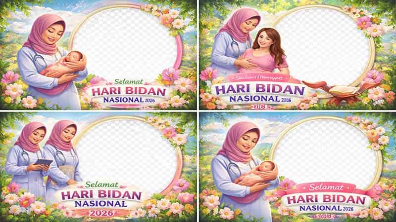 Viral Banget! Twibbon Hari Bidan Nasional 2026 Ini Bikin Dukunganmu Terlihat Lebih Bermakna