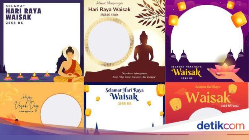 Menerangi Dunia Maya dengan Cahaya Dhamma: Twibbon Hari Raya Waisak 2570 BE di RajaFrame.com