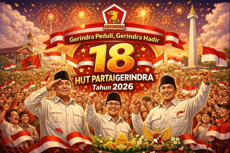Bukan Sekadar Pesta Partai! HUT Gerindra 2026 Disebut Jadi Sinyal Kuat Arah Kekuasaan Nasional