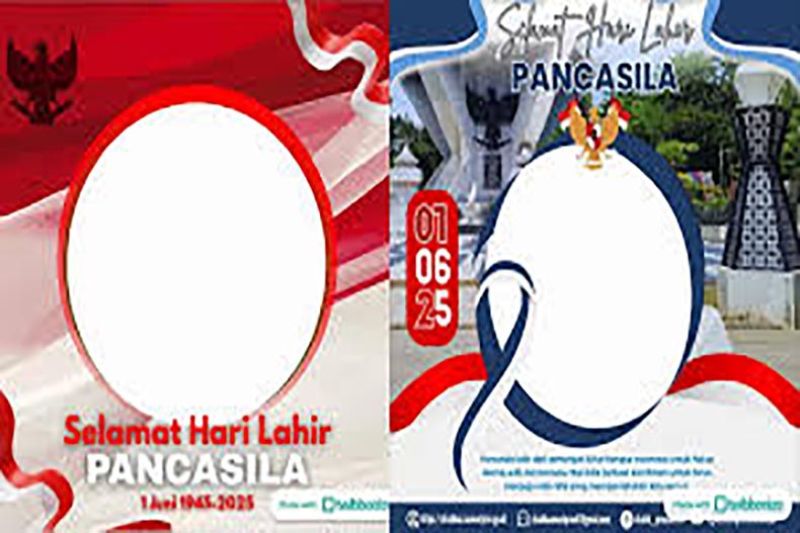 Twibbon Hari Lahir Pancasila 2026 Ini Bisa Bikin Profil Medsos Kamu Viral! Cuma di RajaFrame.com!