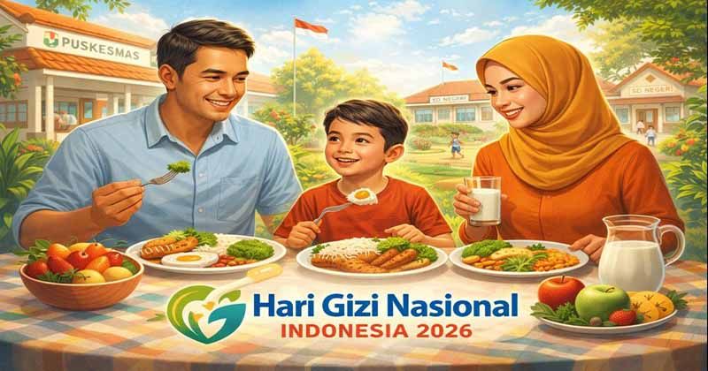 Hari Gizi Nasional 2026: Fakta Mengejutkan Pola Makan Orang Indonesia yang Wajib Kamu Tahu!