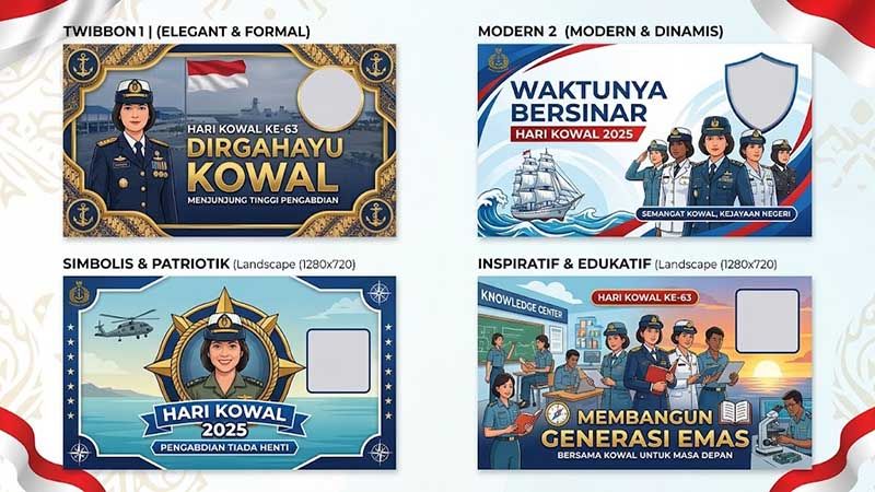 Twibbon Hari KOWAL 2027, Cara Kreatif Mengapresiasi Prajurit Perempuan TNI Angkatan Laut