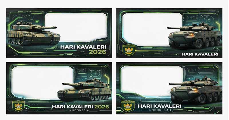 Twibbon Hari Kavaleri 2026 Jadi Tren! Cara Keren Tunjukkan Dukungan untuk Pasukan Baja TNI AD