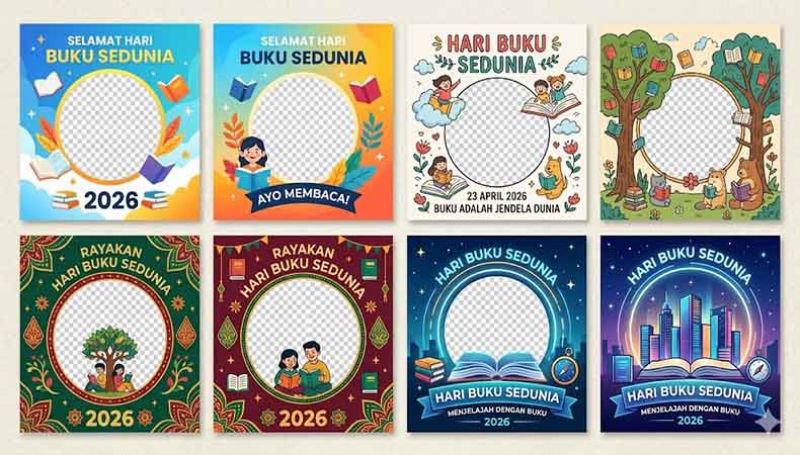 Bikin Twibbon Hari Buku Sedunia 2026, Ini Cara Hits yang Bikin Feed Instagram Kamu Meledak!