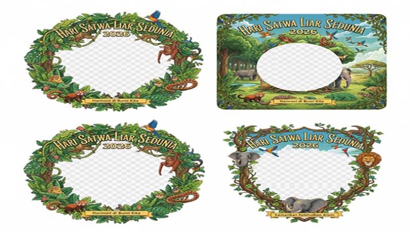 Bikin Ramai Media Sosial! Twibbon Hari Satwa Liar Sedunia 2026 Jadi Cara Keren Dukung Pelestarian Alam