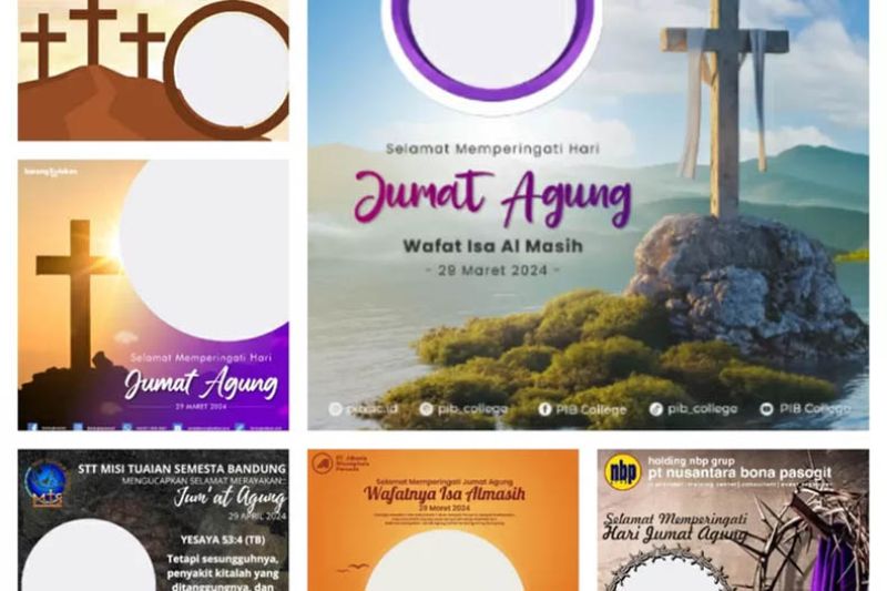 Ungkapan Iman Digital: Rayakan Wafat Isa Almasih 2026 dengan Twibbon dari RajaFrame.com