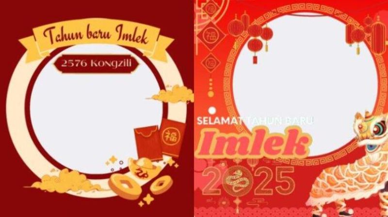 Rayakan Tahun Baru Imlek 2576 Kongzili dengan Twibbon Keren dari RajaFrame.com: Semarak Tahun Naga Api dalam Satu Bingkai!