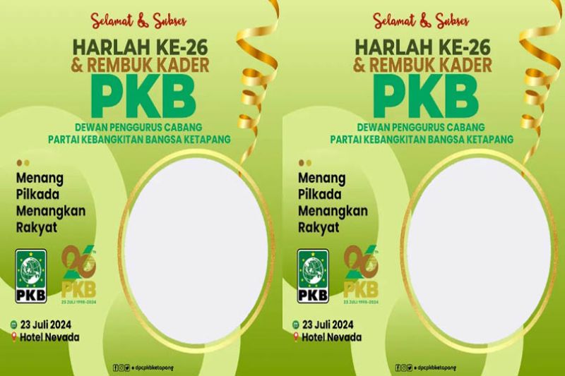 Hijaukan Media Sosialmu! Rayakan Semangat PKB 2026 dengan Twibbon Keren dari RajaFrame.com