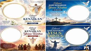 Terbongkar! Desain Twibbon Kenaikan Yesus 2026 yang Bikin Viral