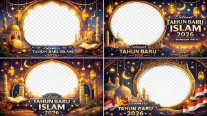 Viral Parah! Twibbon Tahun Baru Islam 2026 Ini Bikin Profil Kamu Jadi Lebih Bermakna dan Keren