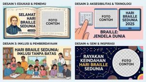 Twibbon Hari Braille Sedunia 2027, Cara Kreatif Sebarkan Semangat Inklusi dan Kesetaraan