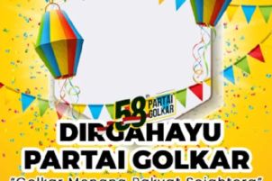 Sambut HUT Partai Golkar 2026 dengan Meriah! Buat Twibbon Keren di RajaFrame.com dan Tunjukkan Dukunganmu!