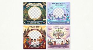 Bikin Profilmu Bersinar! Twibbon Hari Raya Waisak 2026 Bisa Bikin Semua Orang Terkesan