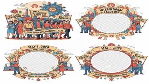 Twibbon Hari Buruh Internasional 2026 Lagi Viral! Cara Kreatif Rayakan 1 Mei di Media Sosial