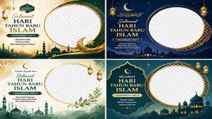 Gak Banyak yang Tahu! Cara Bikin Twibbon Hijriah yang Estetik dan Bermakna